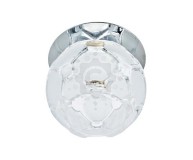 Встраиваемый светильник Feron JD175 прозрачный матовый хром